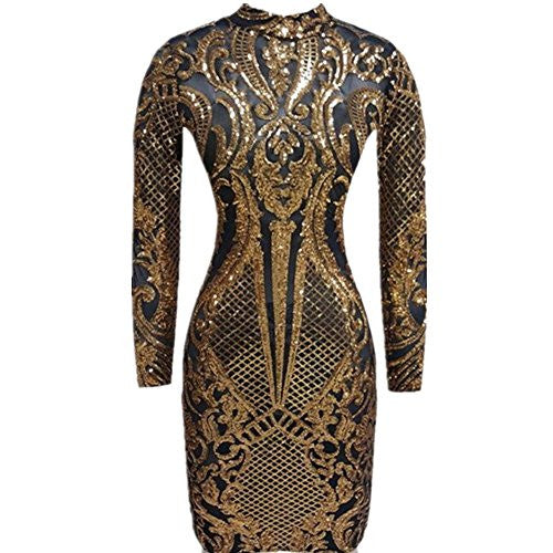 Geo Sequin Dress – Femmi Accessories