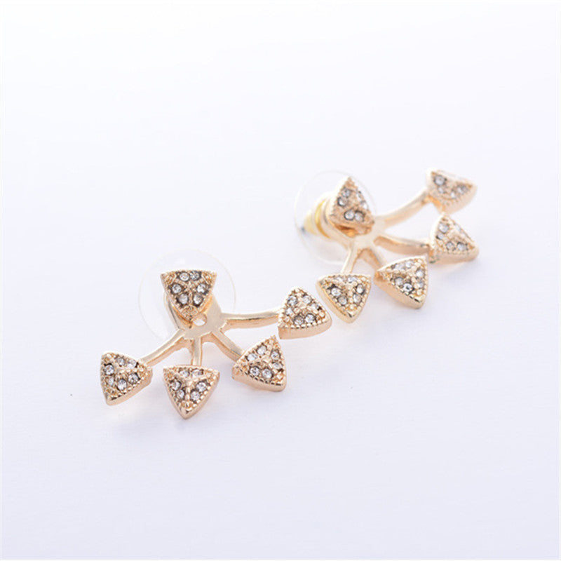 Geo Studded Cuff Earrings