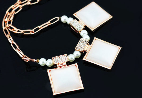 Square Opal Set