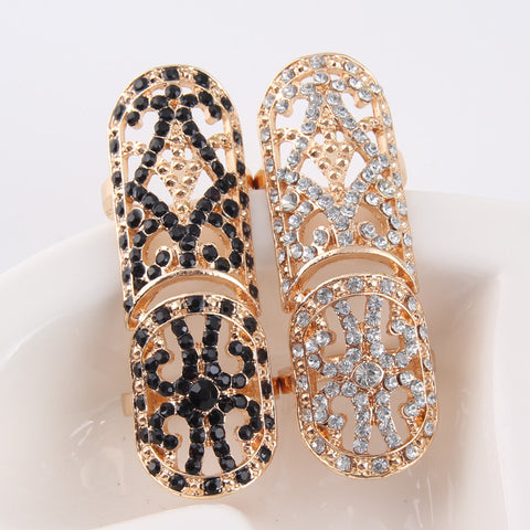K Crystal Armor Ring