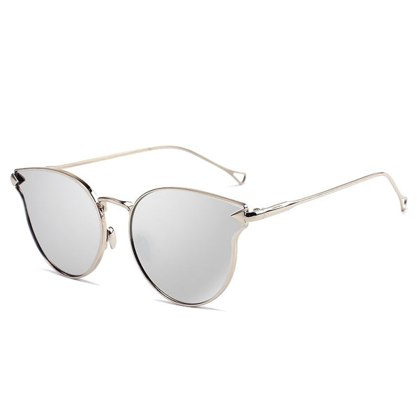 Cat Eye Mirror Sunglasses