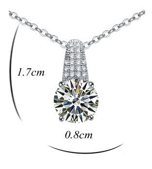 Silver Cz Pendant Set