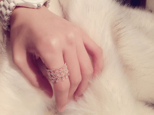 K Cubic Bolloywood Ring