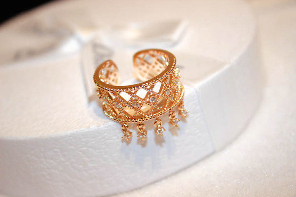 K Cubic Bolloywood Ring