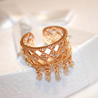 K Cubic Bolloywood Ring