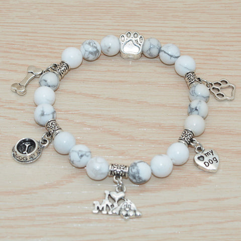 I love Dogs Charm Bracelet