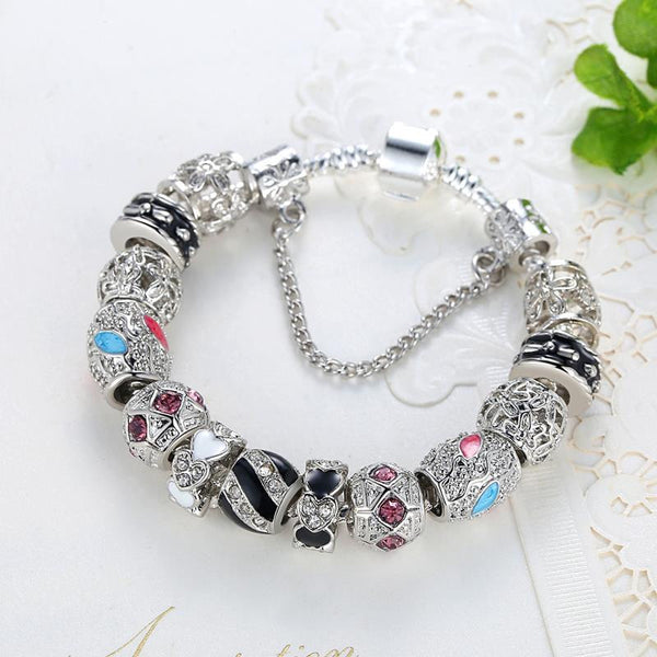 Femmi Bella Crystal Charm Bracelets- Save Up To 30%