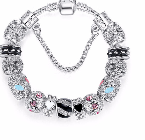 Femmi Bella Crystal Charm Bracelets- Save Up To 30%