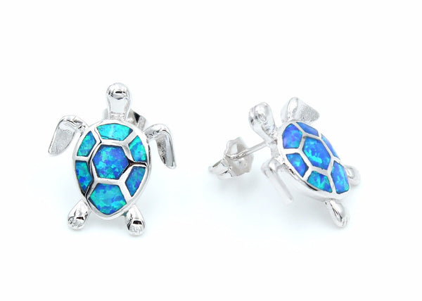 Opal Sea Turtle Studs- 20% OFF – Femmi Accessories