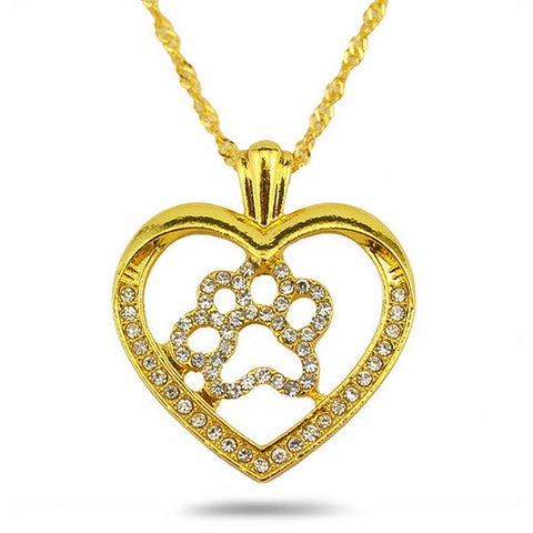 Gold Paw Necklace