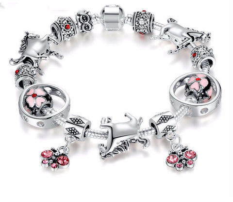 Noble Horse Charm Bracelet