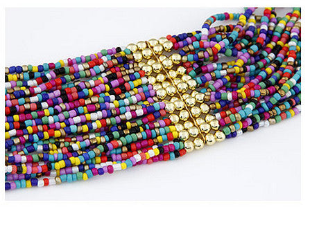 Beaded Multi-layer Boho Necklace