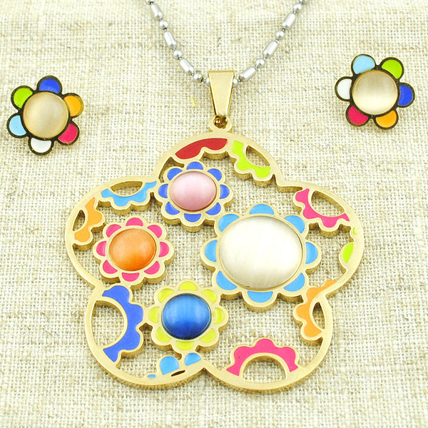 Baby Femmi-18K Gold Plated Aloha Jewelry Set