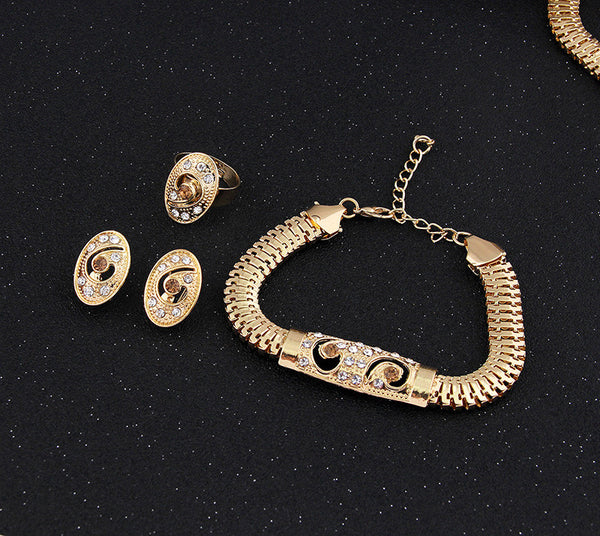 M Braided Wave Jewelry Set