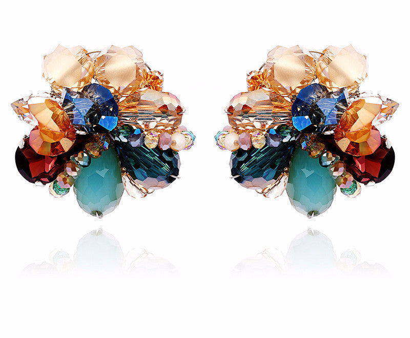 Beaded Bloom Studs