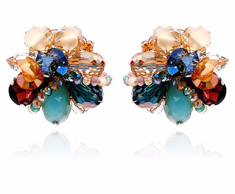 Beaded Bloom Studs