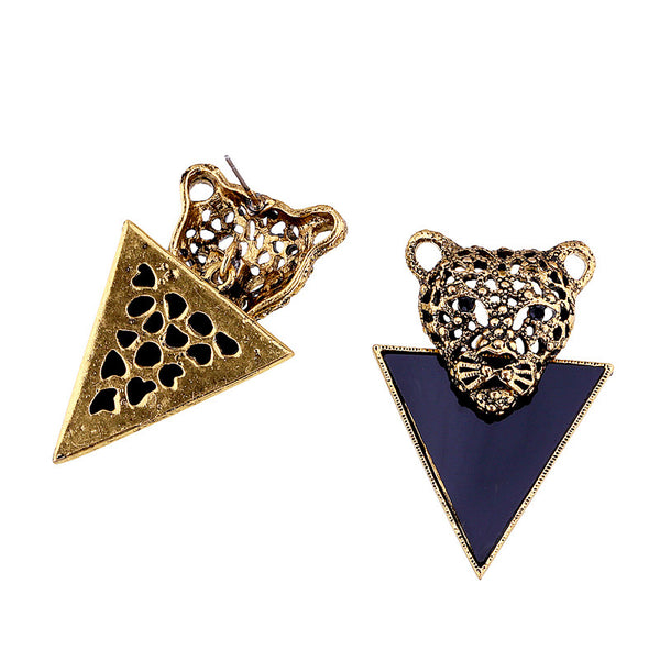 Leopard Stud Earrings