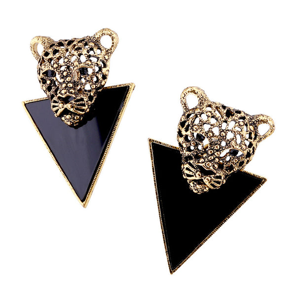 Leopard Stud Earrings