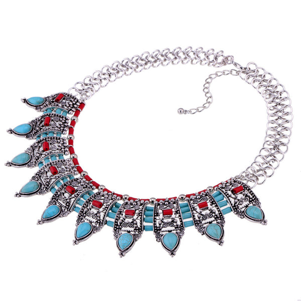 Indian Bow Tie Statement Necklace