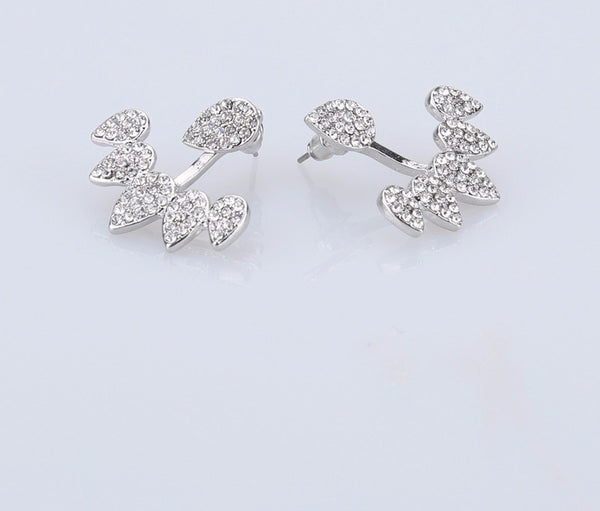 CZ Tear Jacket Studs