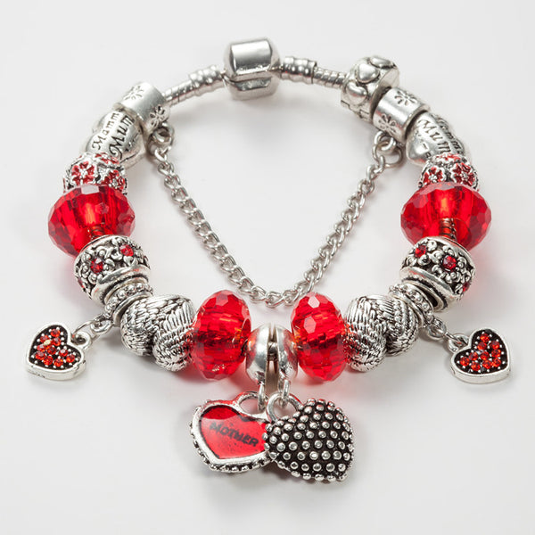 Love Heart Charm Bracelet – Femmi Accessories