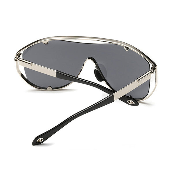 Femmi Mirrored Block Sunglasses