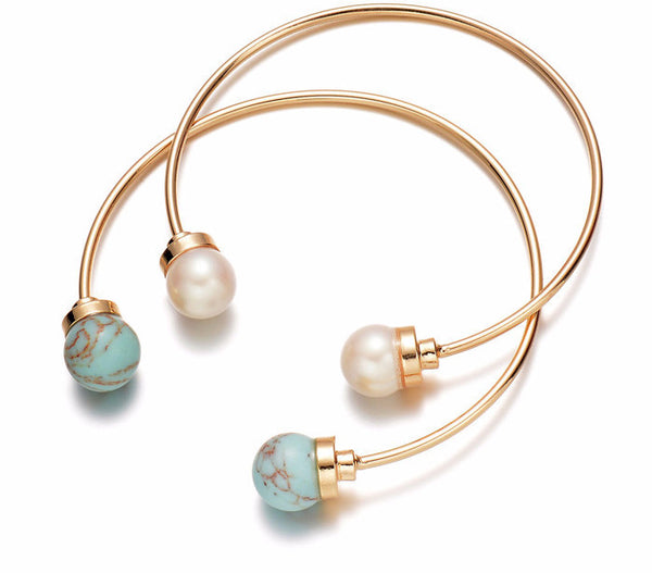 Yin Stone Pearl Bracelet