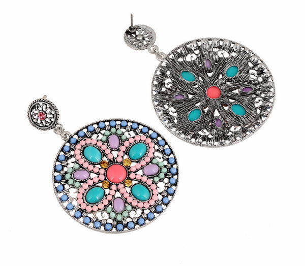 Retro Boho Dangle Earrings