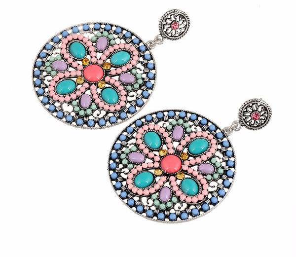 Retro Boho Dangle Earrings