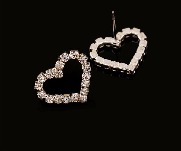 Simply Heart CZ Studs