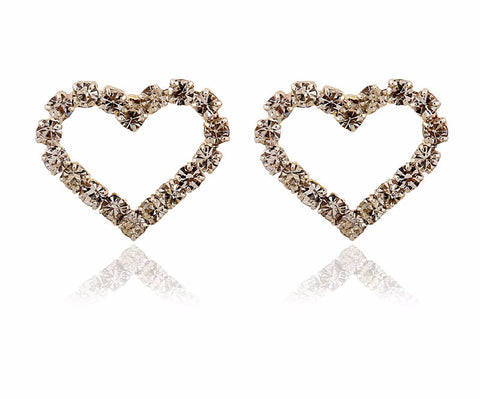 Simply Heart CZ Studs