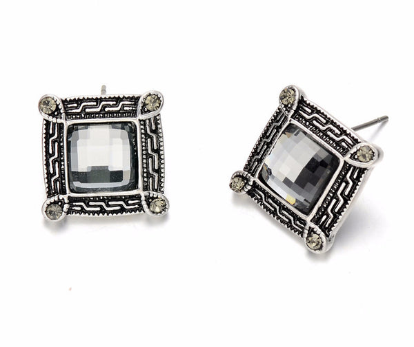 Retro Antique Crystal Studs