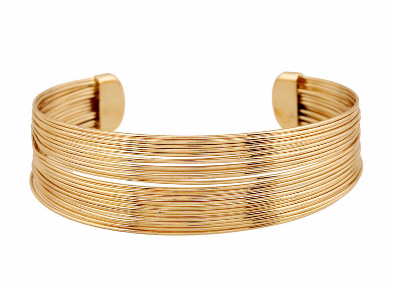 Gold Layered Cuff Bracelet