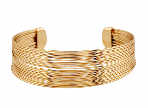 Gold Layered Cuff Bracelet