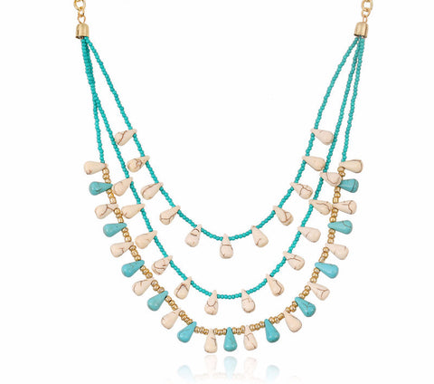 Boho Layer Statement Necklace
