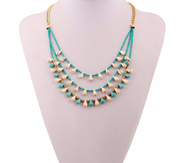 Boho Layer Statement Necklace
