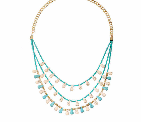 Boho Layer Statement Necklace
