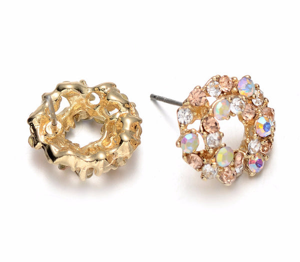Crystal Circle Studs