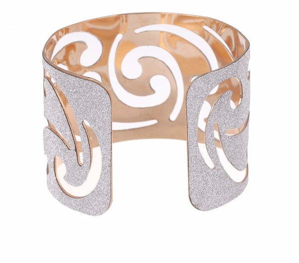 Hollow Wide Cuff Bracelets