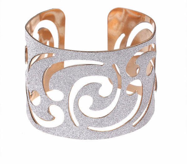 Hollow Wide Cuff Bracelets