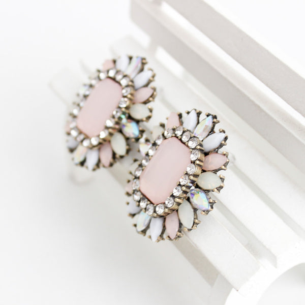Pink Retro Studs