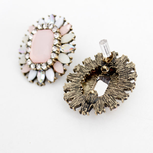 Pink Retro Studs
