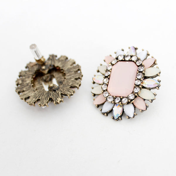 Pink Retro Studs