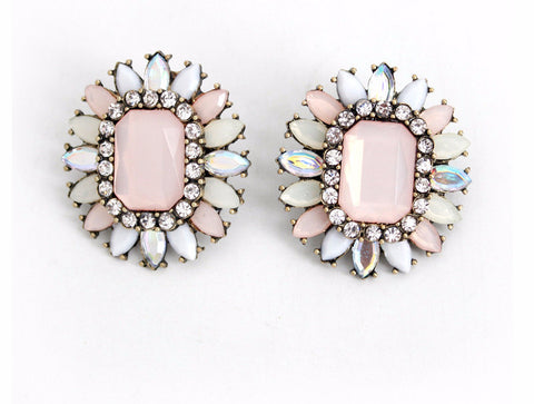 Pink Retro Studs