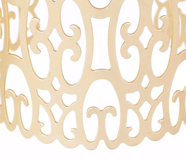 Hollow Out Wide Cuff Bracelet