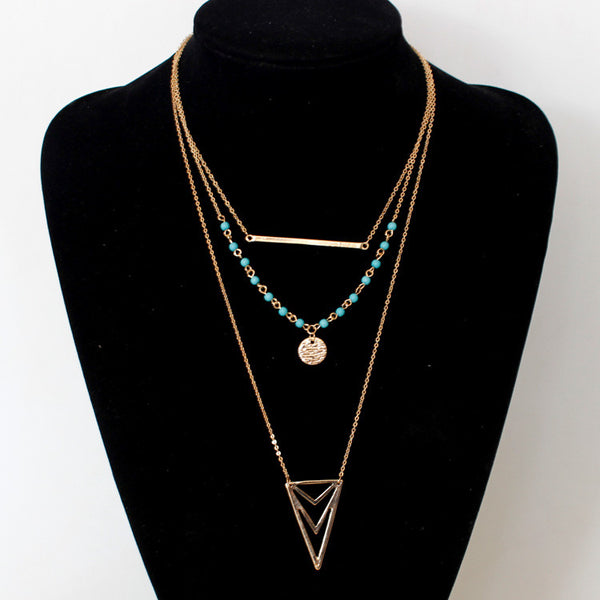 Aztec Layer Pendant