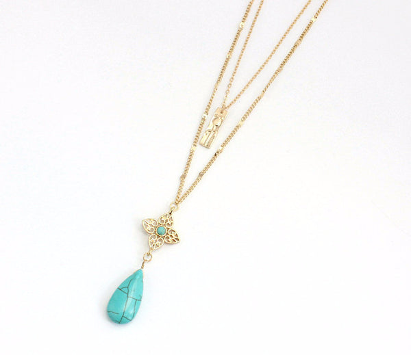 Water Drop Layer Necklace