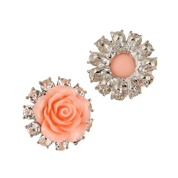 CZ Rose Studs