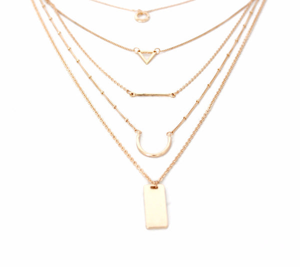 Geo Layer Necklace Femmi Accessories geo-layer-necklace-femmi-accessories