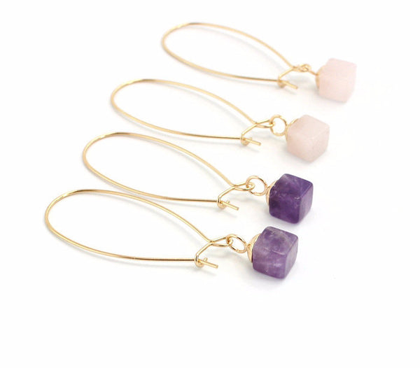 Yin Quartz Earrings